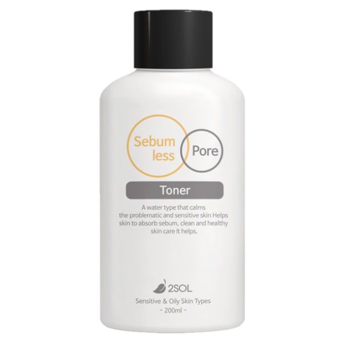 2SOL Sebum Less Pore Toner - 200ml