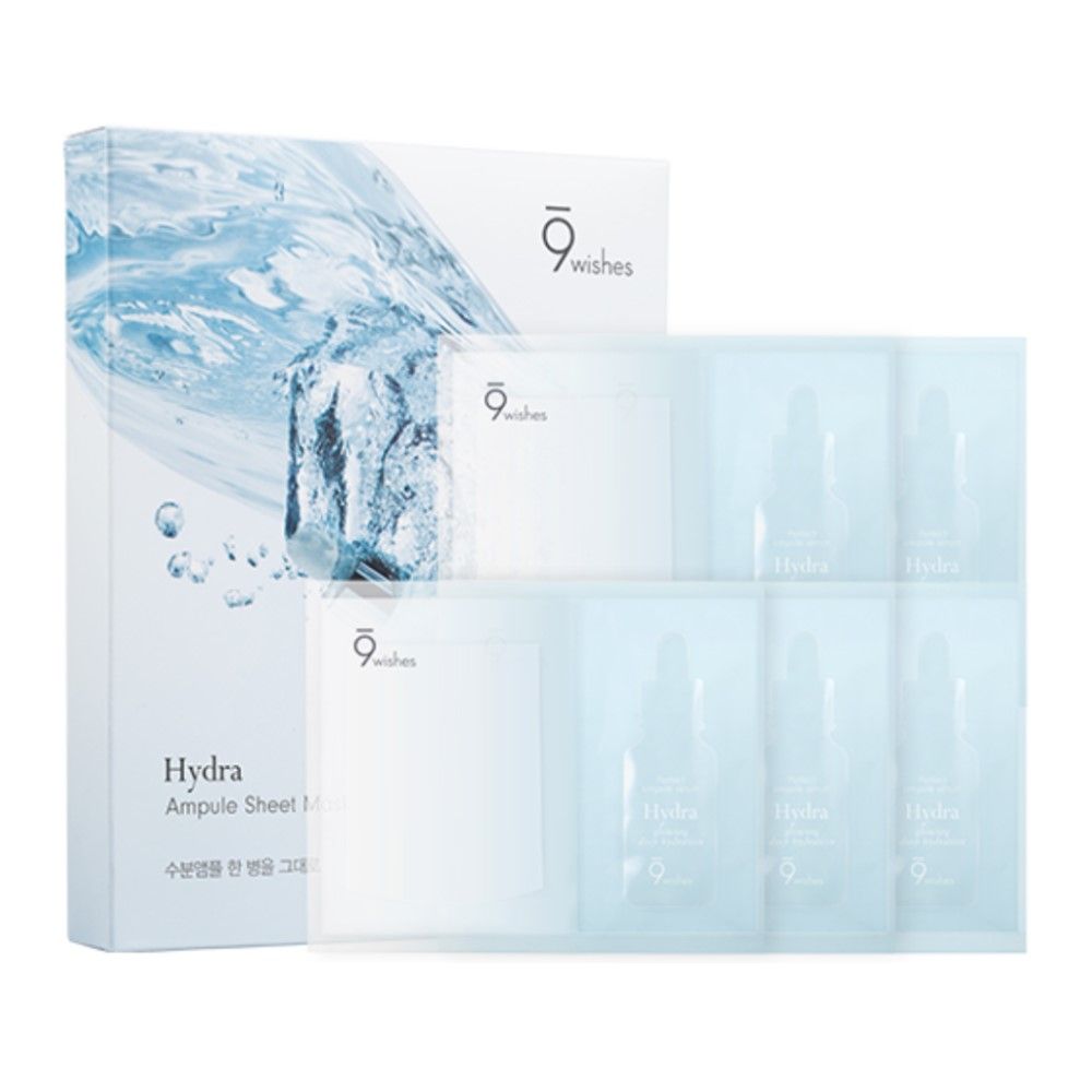 9wishes Hydra Ampule Sheet Mask - 5pcs