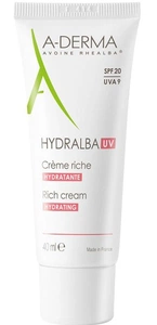 A-Derma Hydralba UV Rich Hydrating Cream SPF 20