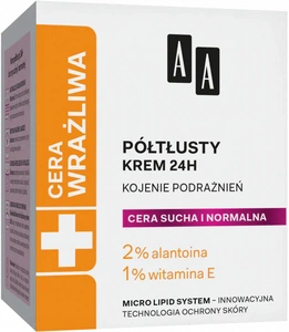 AA Sensitive Skin Semi-Rich Cream 24h
