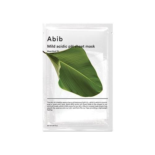 Abib Mild Acidic pH Sheet Mask - Heartleaf Fit - 10pcs