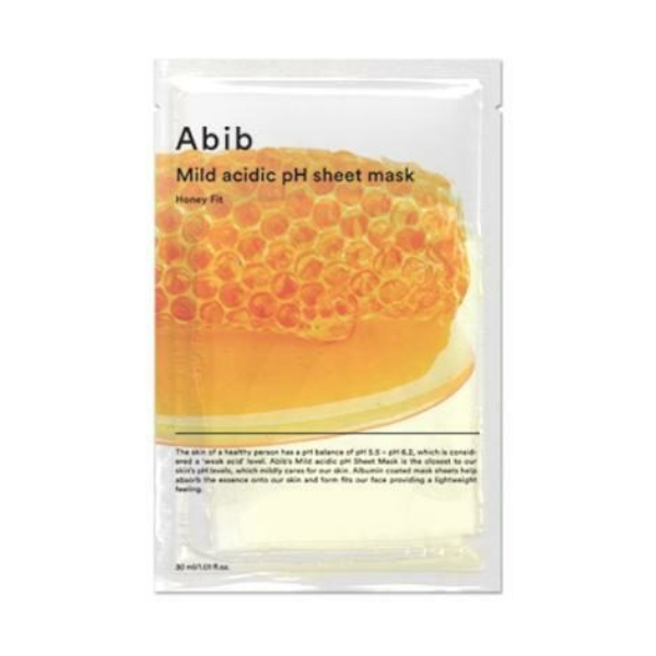 Abib Mild Acidic pH Sheet Mask - Honey Fit - 5pcs