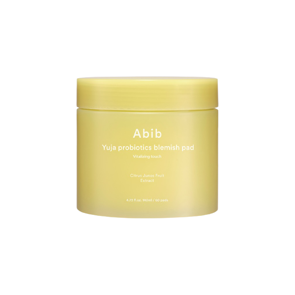 Abib Yuja Probiotics Blemish Pad Vitalizing Touch - 140ml / 60pads
