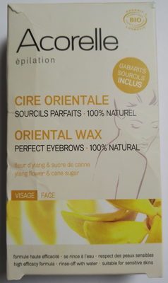 Acorelle cire orientale sourcils parfaits