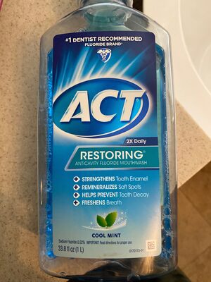 Restoring Mint Mouthwash 2x daily