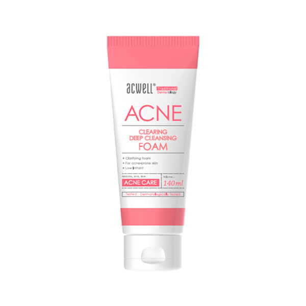 ACWELL Acne Clearing Deep Cleansing Foam 140ml - 140ml