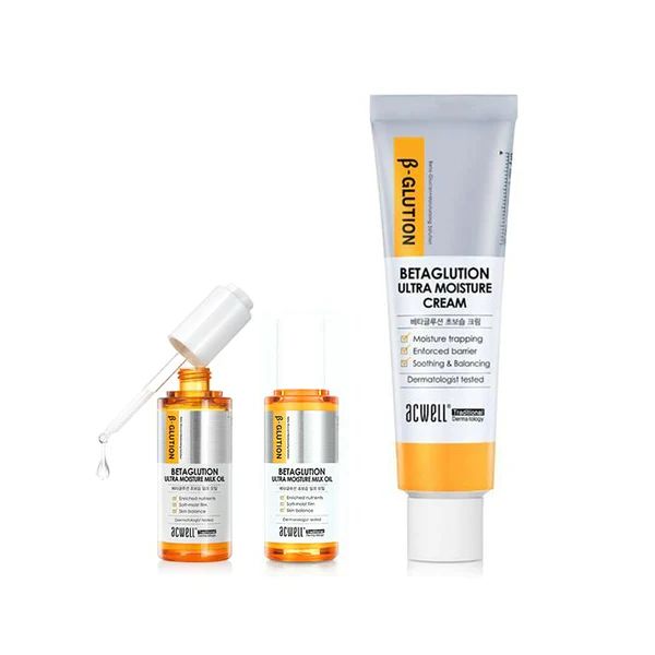 ACWELL Betaglution Ultra Moisture Cream Set - 1set (3items)