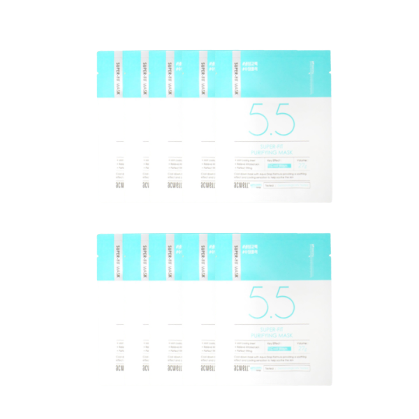 ACWELL Super-Fit Purifying Mask - 10ea