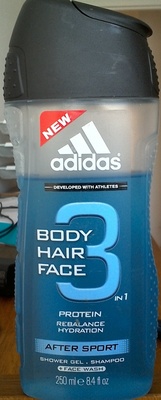Body hair face - After sport