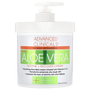 Advanced Clinicals Aloe Vera Shoothe Recovery Cream
