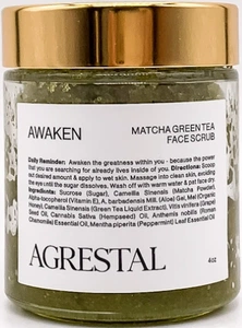 Agrestal Awaken. Matcha Green Tea Face Scrub