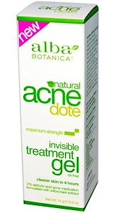 Alba Botanica Acne Dote, Invisible Treatment Gel