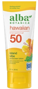 Alba Botanica Hawaiian Island Vibe Sunscreen Lotion SPF 50