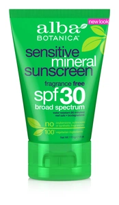 Alba Botanica Sensitive Mineral Sunscreen SPF 30