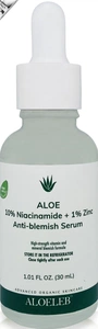 Aloeleb Aloe 10% Niacinamide +1% Zinc Anti-blemish Serum