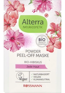 Alterra Powder Peel-Off Maske Bio-Hibiskus