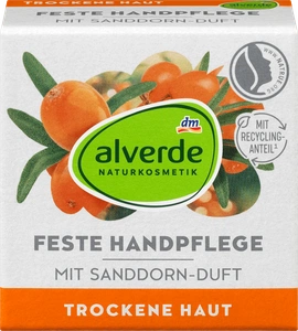 alverde Feste Handpflege Mit Sanddorn-duft
