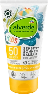 alverde Kids Sensitiv Sonnenbalsam LSF 50