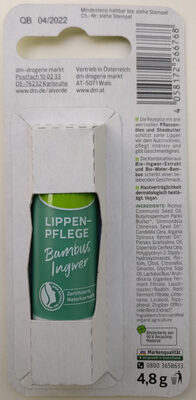 Lippenpflege Bambus Ingwer