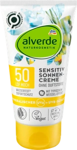 alverde Sensitiv Sonnencreme LSF 50