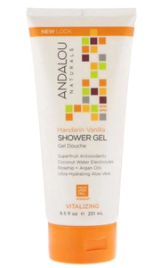 Andalou Naturals Mandarin Vanilla Vitalizing Shower Gel