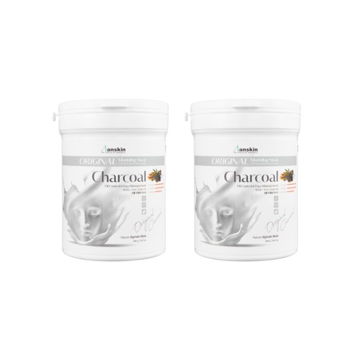 Anskin Modeling Mask (240g) - Charcoal (2ea) Set