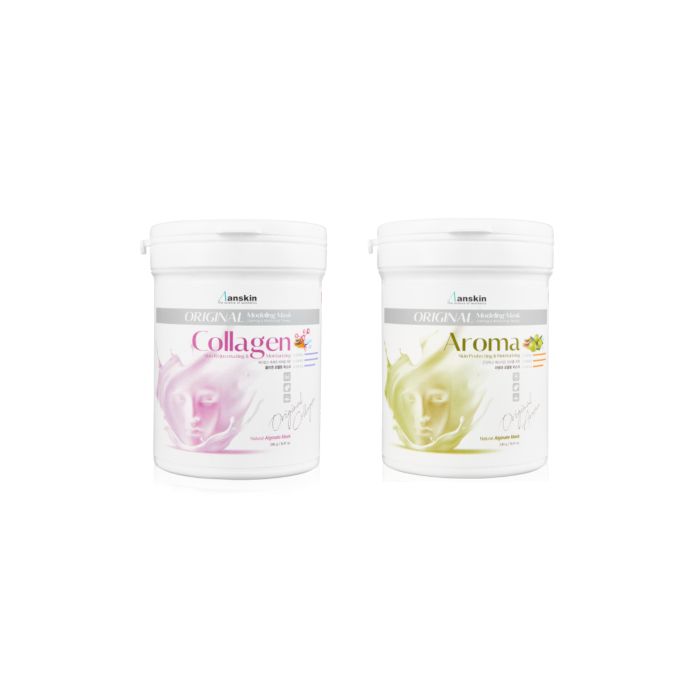 Anskin Modeling Mask - (240g) - Collagen (1ea) + Aroma (1ea) Set
