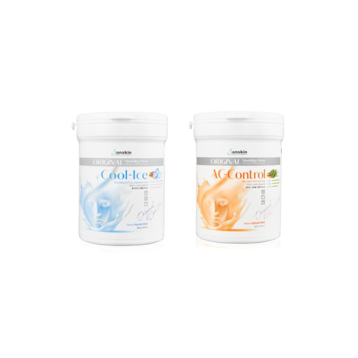 Anskin Modeling Mask - (240g) - Cool-Ice (1ea) + AC Control (1ea) Set