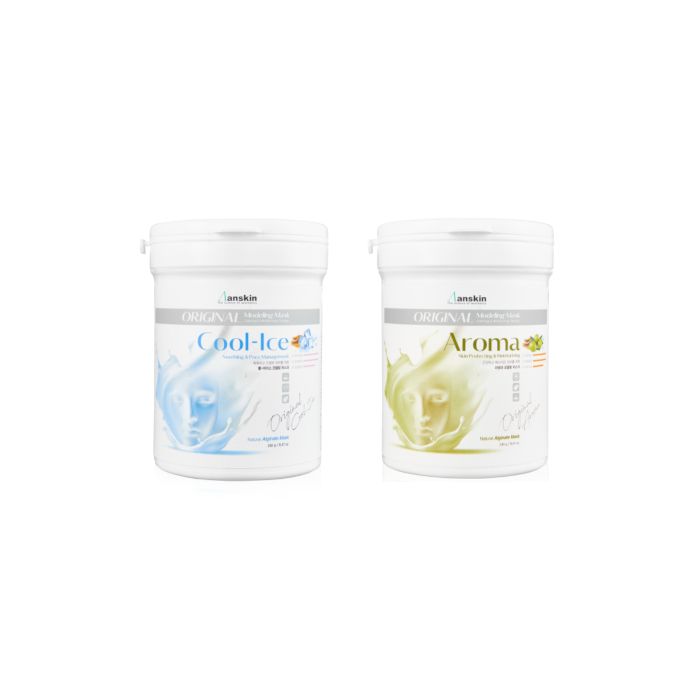 Anskin Modeling Mask - (240g) - Cool-Ice (1ea) + Aroma (1ea) Set