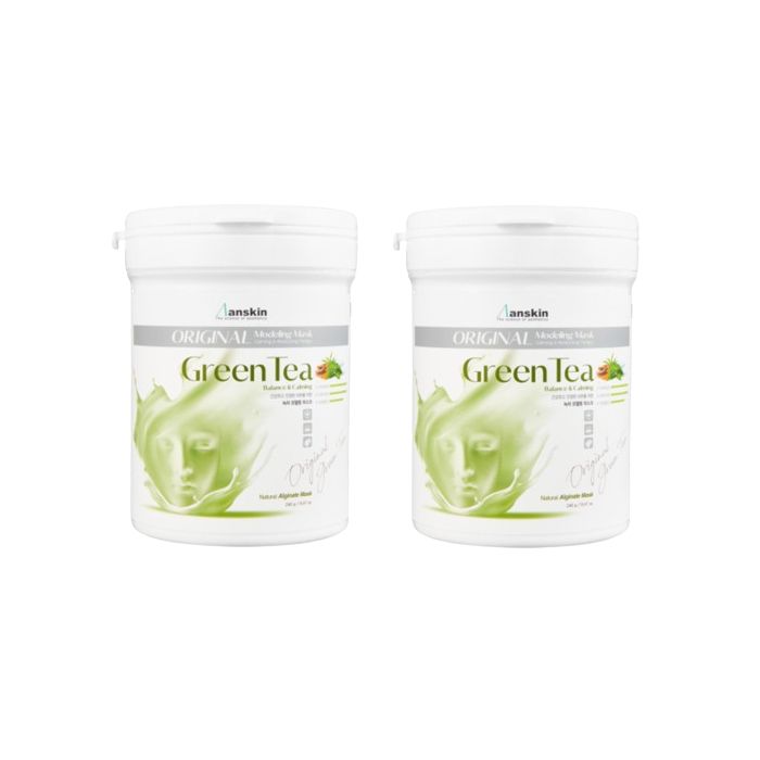 Anskin Modeling Mask - (240g) - Green Tea (2ea) Set (New)