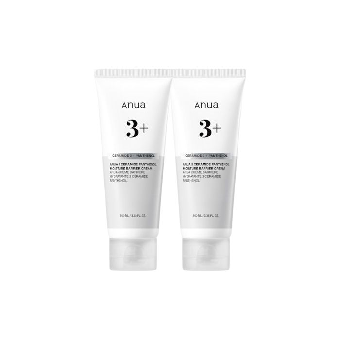ANUA 3 Ceramide Panthenol Moisture Barrier Cream  -  100ml (2ea) Set