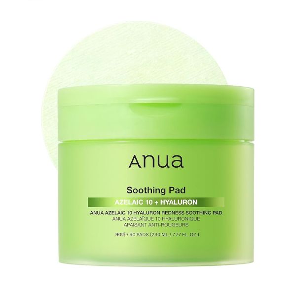ANUA Azelaic 10 Hyaluron Redness Soothing Pad - 90pads