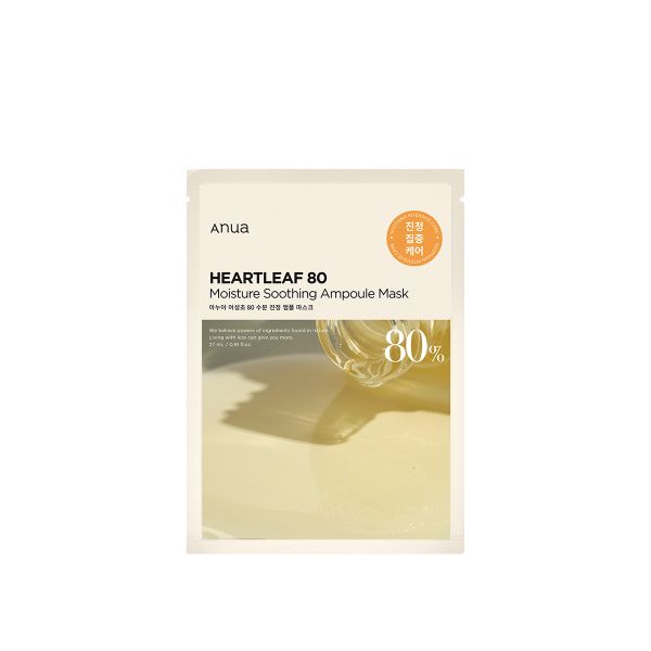 ANUA Heartleaf 80 Moisture Soothing Ampoule Mask - 1pc