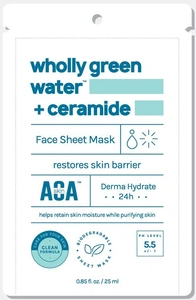 AOA Skin Wholly Green Water + Ceramide Sheet Mask