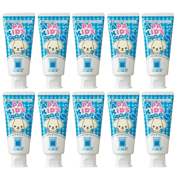 APAGARD Apa-Kids Toothpaste - 60g (10ea) Set