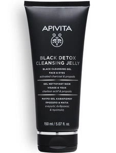 Apivita Black Cleansing Gel – Face & Eyes