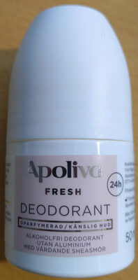 Apoliva Fresh Deodorant: Oparfymerad/känslig hud