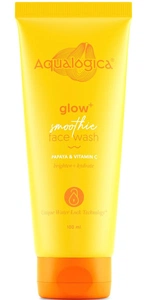 Aqualogica Glow+ Smoothie Face Wash With Vitamin C, Hyaluronic Acid & Papaya For Tan Removal