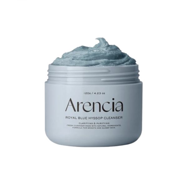 Arencia Blue Hyssop Rice Mochi Cleanser - 120g