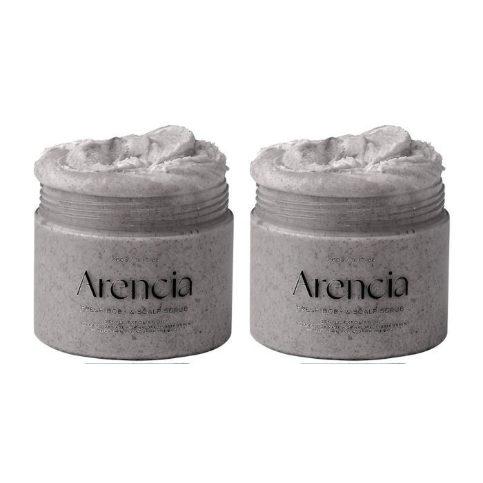 Arencia Fresh Cloud Body Scrub - 260g - Black Tea & Yuzu (2ea) Set