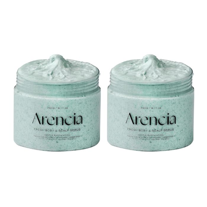 Arencia Fresh Cloud Body Scrub - 260g - French Mint & Lily (2ea) Set