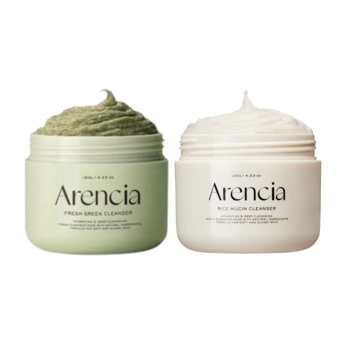 Arencia Fresh Green Rice & Rice Mucin Mochi Cleanser  - 120g Set