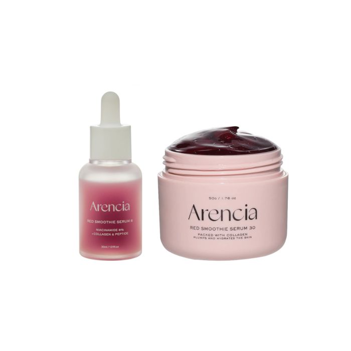 Arencia Fresh Red Smoothie Serum 8 - 30ml & Red Smoothie Serum 30 - 50g Set