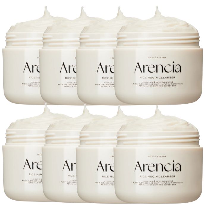 Arencia Fresh Rice Mucin Cleanser - 120g (8ea) Set