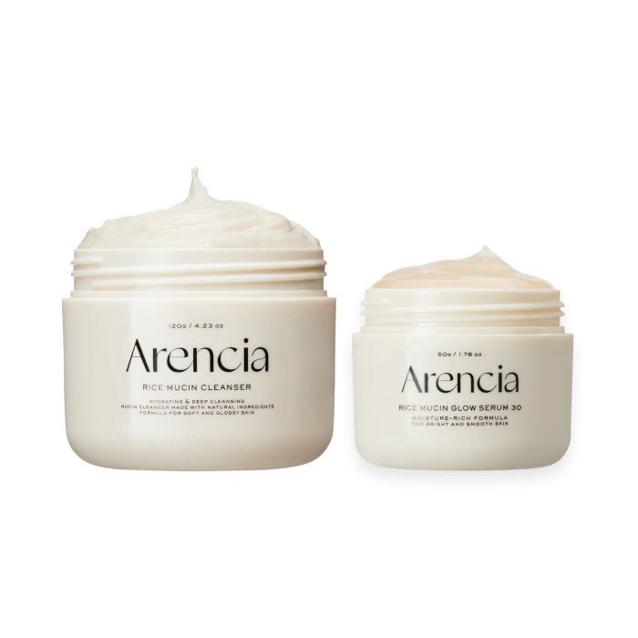Arencia Fresh Rice Mucin Mochi Cleanser & Serums (3ea) Set
