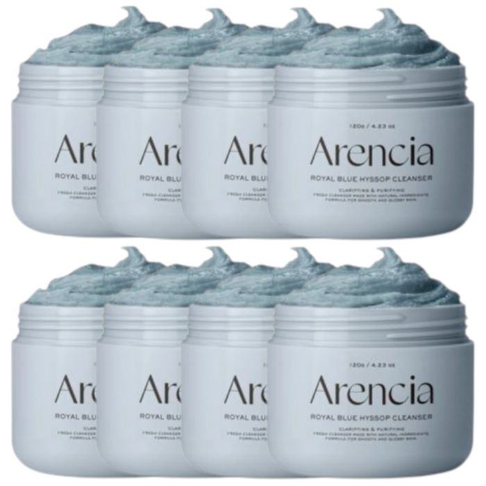 Arencia Fresh Royal Blue Rice Mochi Cleanser - 120g (8ea) Set