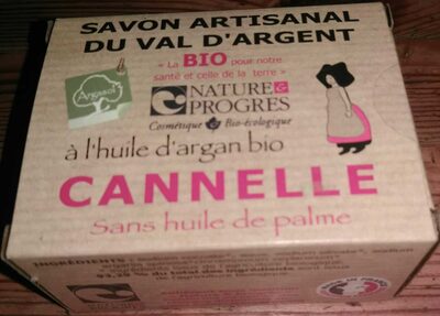 Savon artisanal du Val d'Argent à l'huile d'argan bio - Cannelle