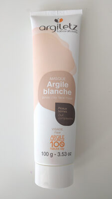 Masque ARGILE BLANCHE peaux ternes visage