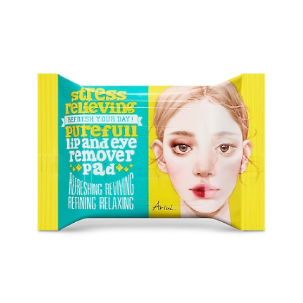 Ariul Stress Relieving Purefull Lip and Eye Remover Pad - 30pad