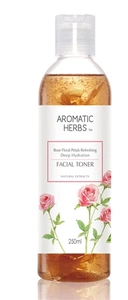 Aromatic Herbs Rose Floral Petals Refreshing Deep Hydration Facial Toner
